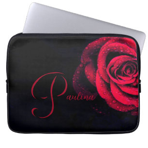 Capa Para Notebook Rosa vermelha