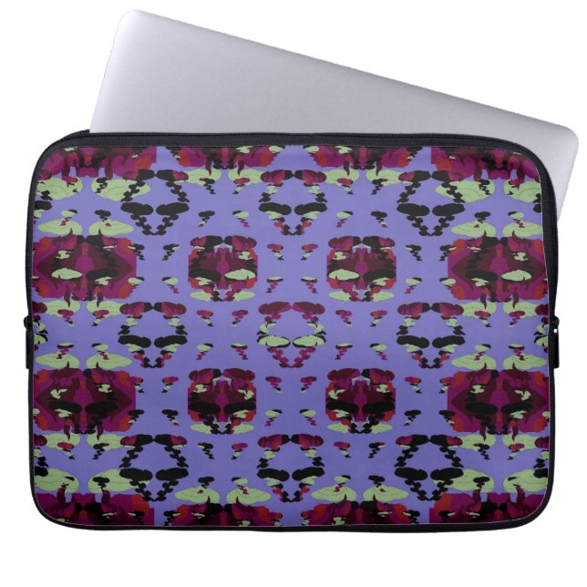 Capa Para Notebook Rosas de Chamas do Céu Contidas (Frente)