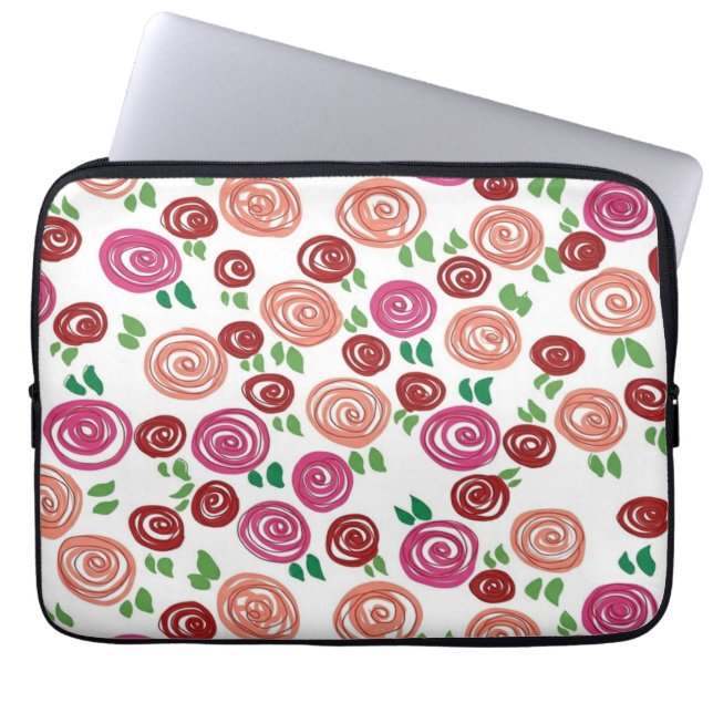 Capa Para Notebook Rosas Devaneio (Frente)