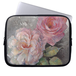 Capa Para Notebook Rosas em cinzas