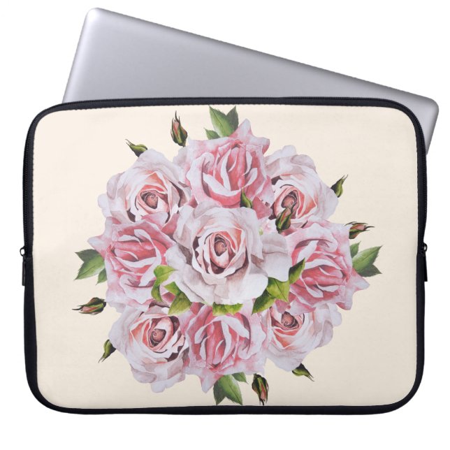 Capa Para Notebook Rosas esculturais numa Bolsa de laptop - (I) (Frente)