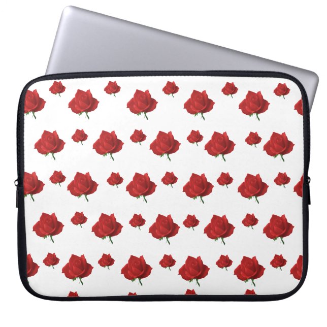 Capa Para Notebook Rosas vermelhas (Frente)