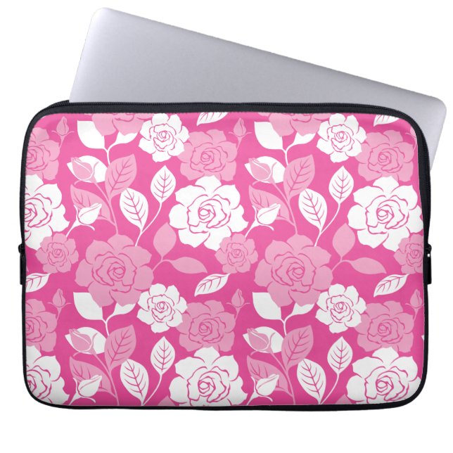 CAPA PARA NOTEBOOK ROSE PATTERN (PINK) (Frente)