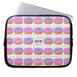 Capa Para Notebook Rosquinha Padrão de bolsas de laptop personalizada