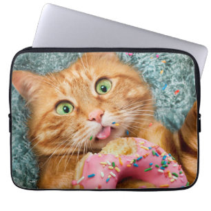 Capa Para Notebook Rosquinha para alimentação de gatos