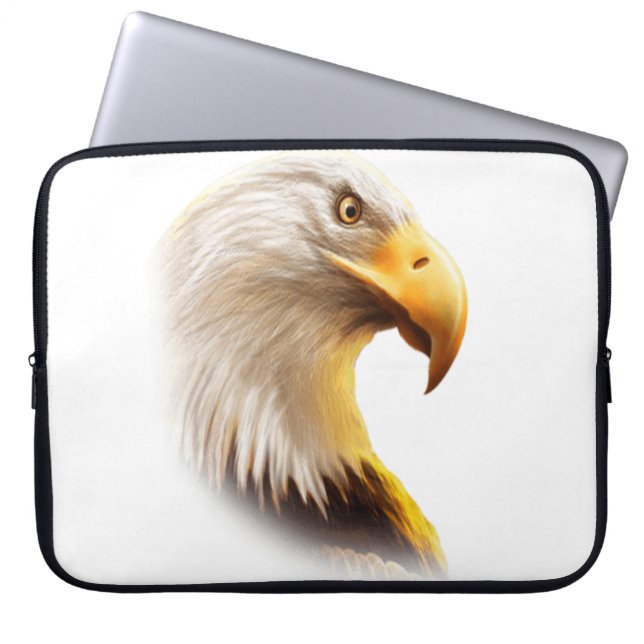 Capa Para Notebook Rosto de águia  (Frente)