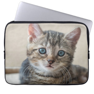 Capa Para Notebook Rosto de Gato Bonito