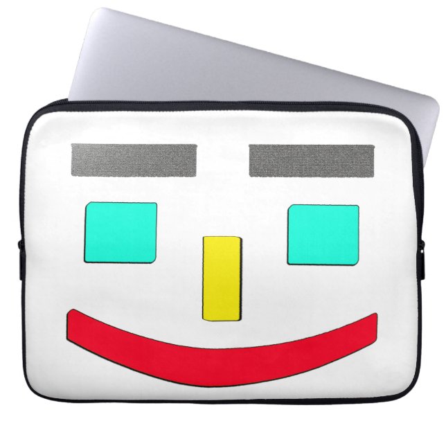 Capa Para Notebook "Rosto Feliz" Design. Comprar Agora (Frente)