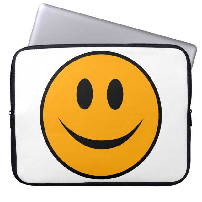Capa Para Notebook Rosto Sorridente Emoji (Frente)