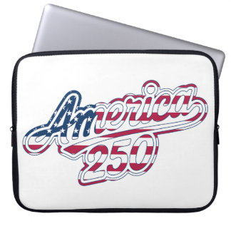 Capa Para Notebook Roteiro de Bandeira América 250 Semiquincentenário