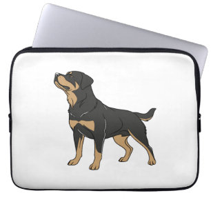 Capa Para Notebook Rottweiler Cachorro, Rottweiler Cachorro Em Pé