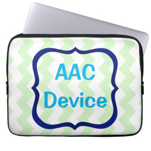 Capa Para Notebook rótulo AAC verde