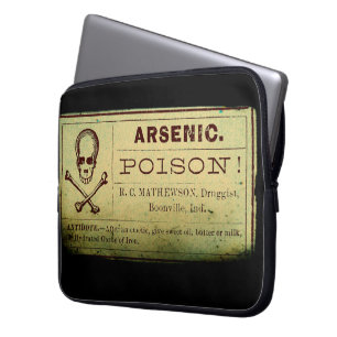 Capa Para Notebook Rótulo do Arsênio Vintage