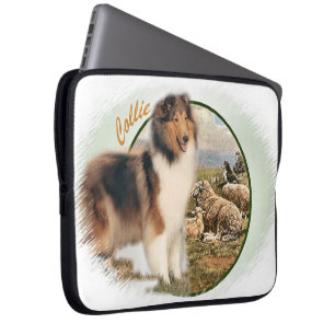 Capa Para Notebook Rough Collie Keeper da ovelha