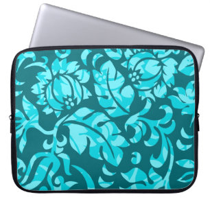 Capa Para Notebook Roupa de mergulho floral tropical do neopreno de
