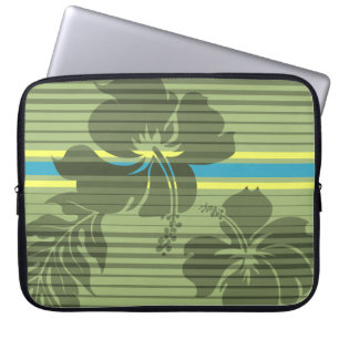 Capa Para Notebook Roupa de mergulho havaiano do neopreno da listra