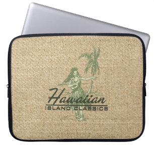 Capa Para Notebook Roupa de mergulho havaiano do neopreno da menina