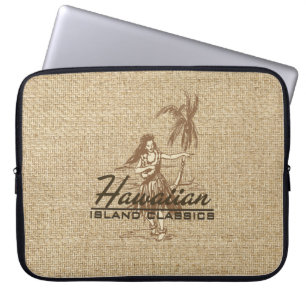 Capa Para Notebook Roupa de mergulho havaiano do neopreno da menina