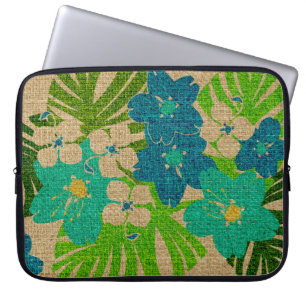 Capa Para Notebook Roupa de mergulho havaiano do neopreno do jardim