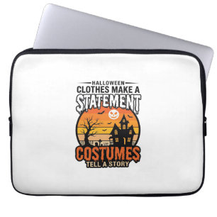 Capa Para Notebook Roupas de Halloween Vintage T-Shirt Desig