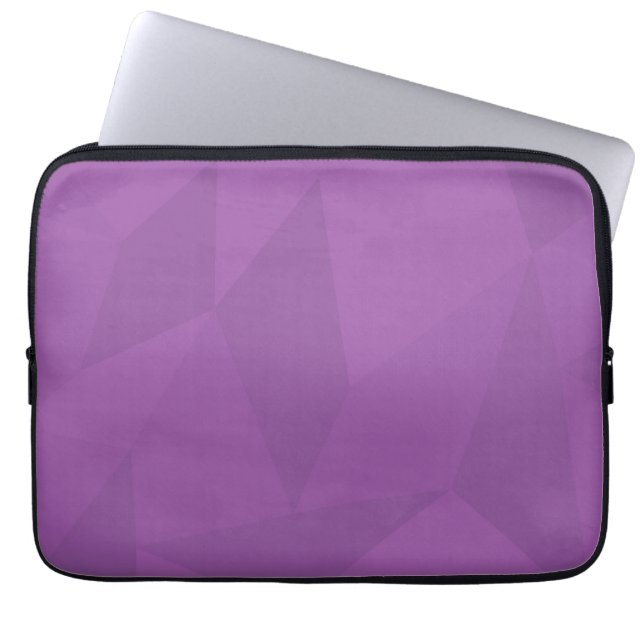 Capa Para Notebook Roxo, geométrico, legal, moda, arte simples modern (Frente)