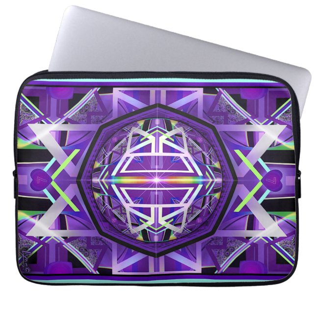 Capa Para Notebook Roxo W3 (Frente)