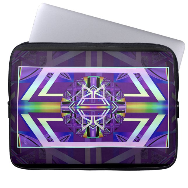Capa Para Notebook Roxo W3 (Frente)