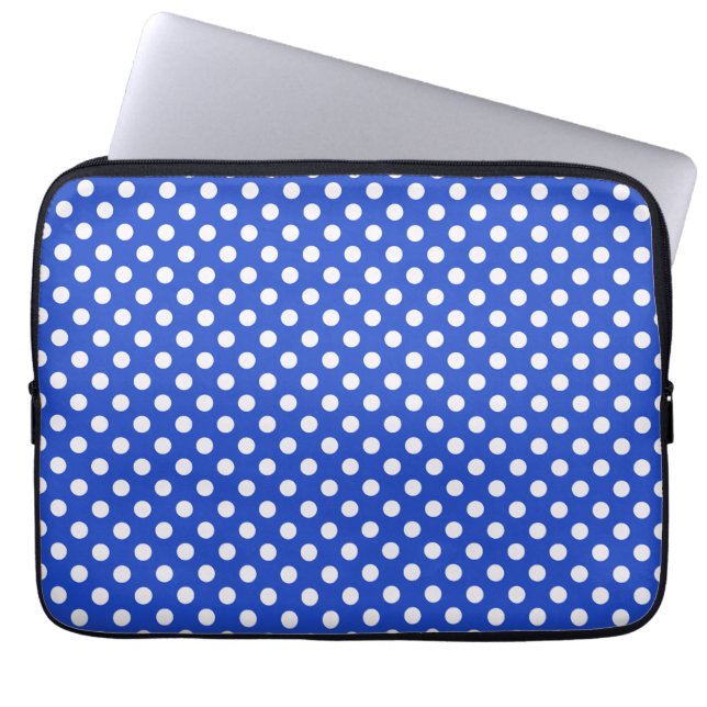 Capa Para Notebook Royal Blue Combination Bolinhas por STaylor (Frente)