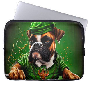 Capa Para Notebook Rua de moto de boxer, dia de Patrick