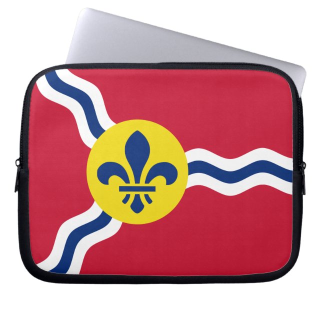 Capa Para Notebook Rua Louis Flag Bolsa de laptop (Frente)