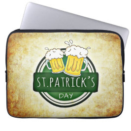 Capa Para Notebook Ruas, Cervejas do Dia de Patrick