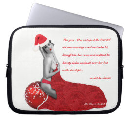 Capa Para Notebook Rude Adulto Piada Sexy Sra Papais noeis Pinup Bols