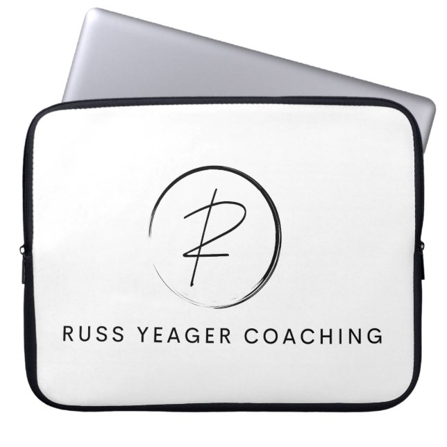 Capa Para Notebook Russ Yeager Coaching Signature Logo (Frente)