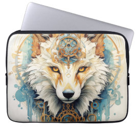 Capa Para Notebook Rustclaw Steampunk Wolf