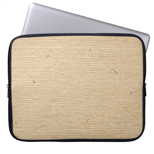 Capa Para Notebook Rustic Kraft Paper: Fundo Texturizado. (Frente)