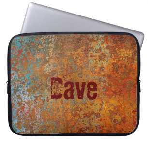Capa Para Notebook Rusty, Verdigris, Grunge Steampunk Personalizado L