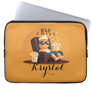Capa Para Notebook Rx & Encher Nomes Técnicos Funny Pharmacy
