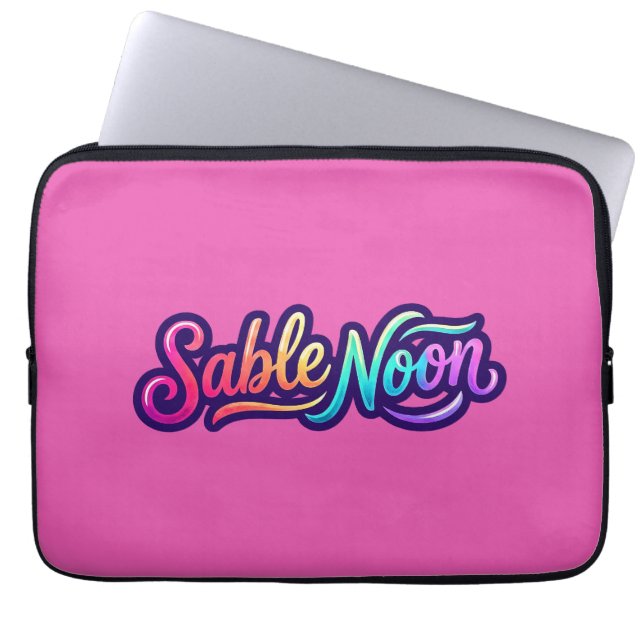 Capa Para Notebook Sable Noon - Logotipo Básico (Frente)