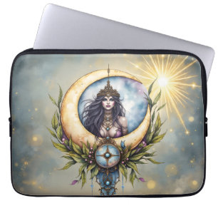 Capa Para Notebook Sacerdotisa da Lua – Guardiã do Equilíbrio Celesti