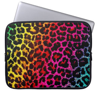 Capa Para Notebook Saco animal do laptop do impressão do arco-íris