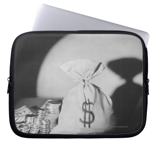Capa Para Notebook Saco de dinheiro (Frente)