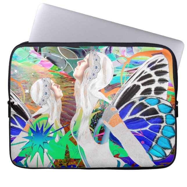 Capa Para Notebook Saco de Eletrônicos de dança mágica (Frente)
