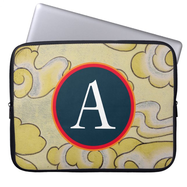 Capa Para Notebook Saco de Eletrônicos NUVEM JAPONESA INICIAL PERSONA (Frente)