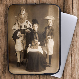 Capa Para Notebook Saco de Eletrônicos para Festa à Fantasia Vintage