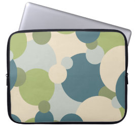 Capa Para Notebook Saco de laptop de moléculas azul-esverdeadas
