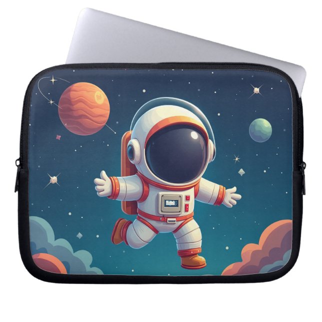 Capa Para Notebook saco de laptop espacial (Frente)