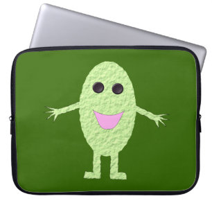 Capa Para Notebook Saco de Laptop Verde Feliz