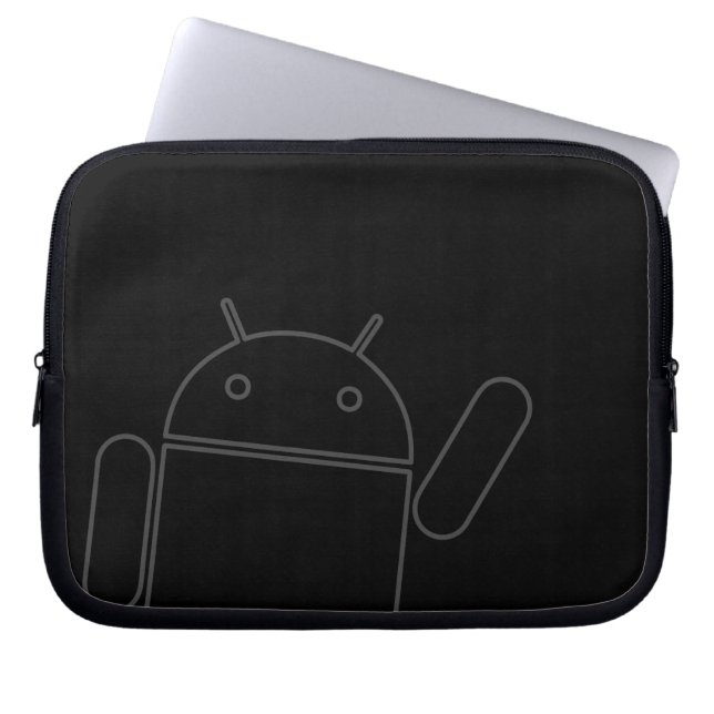 Capa Para Notebook Saco de ondulação dos eletrônicos do Android (Frente)