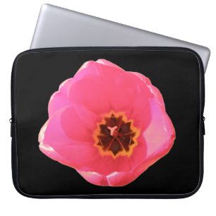 Capa Para Notebook Saco do Laptop Tulip Rosa