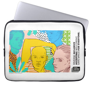 Capa Para Notebook Saco dos eletrônicos da diversidade & da inclusã
